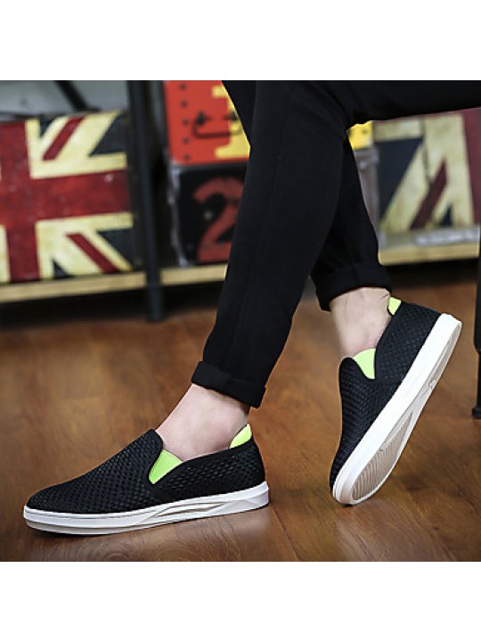 Casual/Outdoor/Travel/Drive Fashion Tulle Leather Slip-on Woven Shoes Multicolor 39-44  