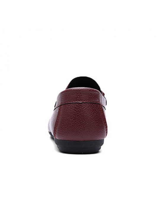 Office & Career / Casual Leather Loafers Black / Yellow / White / Burgundy  