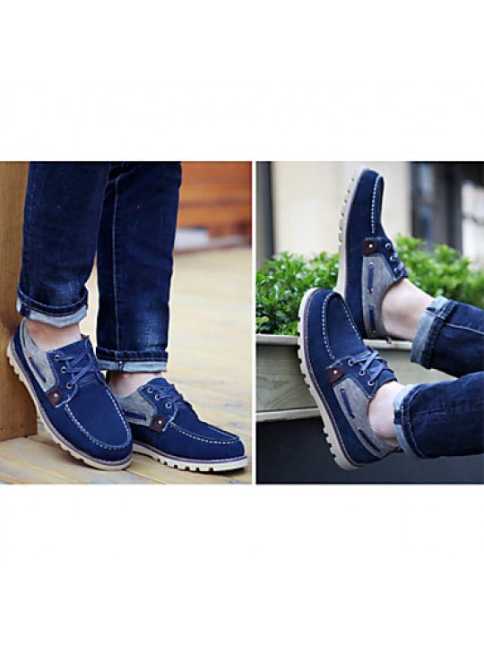 Men's Shoes Office & Career / Casual Suede Fashion Sneakers / Athletic Shoes / Espadrilles Navy  
