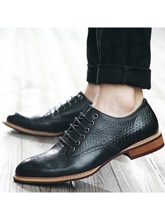 Men's Shoes Office & Career / Party & Evening / Casual Oxfords Black / Brown  
