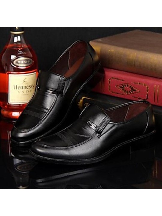 Men's Shoes PU Office & Career / Casual / Party & Evening Oxfords Office & Career / Casual / Party & Evening Low Heel Others Black / Brown  