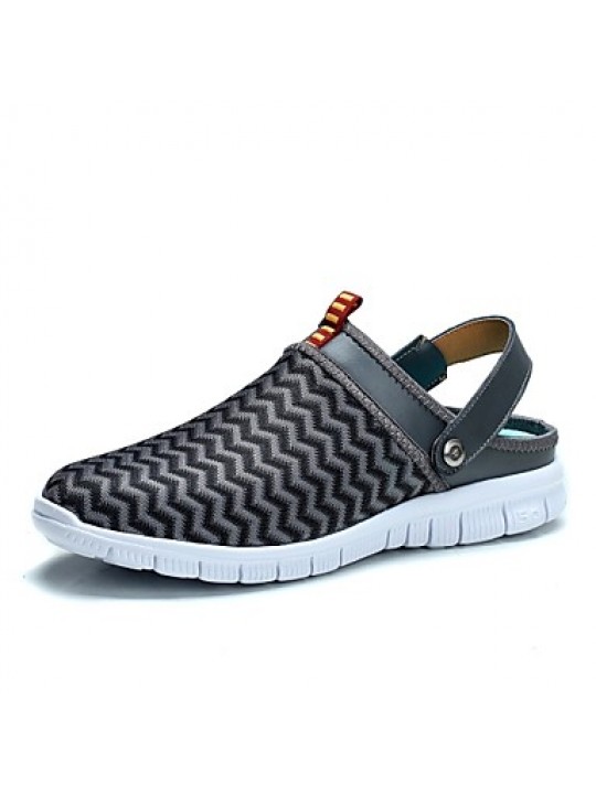 Men's Shoes Fabric Outdoor / Casual / Athletic Fashion Sneakers Outdoor / Casual / Athletic Black / Blue / Gray  