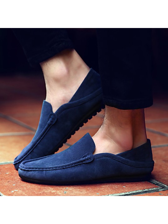 Office & Career / Casual Suede Loafers Black / Blue / Gray  
