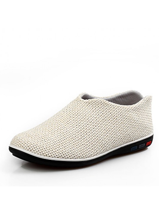 PU Casual Loafers Casual Flat Heel Slip-on Brown / Beige / Almond  