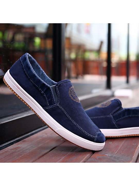 Canvas Office & Career / Casual / Athletic Loafers / Slip-on Office & Career / Casual / Athletic Slip-on Blue / Gray  