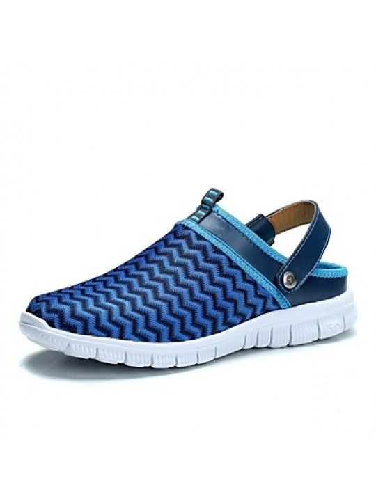 Men's Shoes Fabric Outdoor / Casual / Athletic Fashion Sneakers Outdoor / Casual / Athletic Black / Blue / Gray  