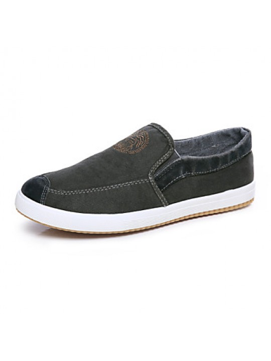 Canvas Office & Career / Casual / Athletic Loafers / Slip-on Office & Career / Casual / Athletic Slip-on Blue / Gray  