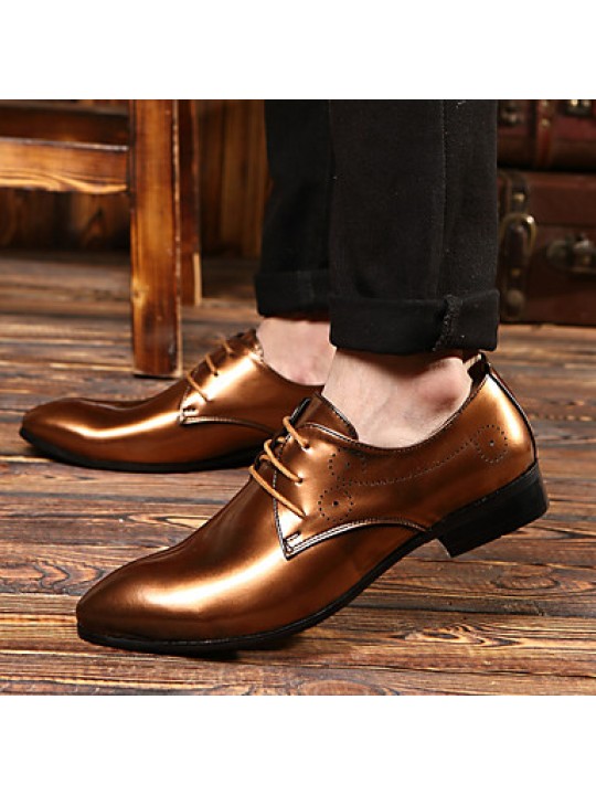 Men's Shoes Office & Career/Party & Evening/Wedding Fashion PU Leather Oxfords Shoes Multicolor 38-43  