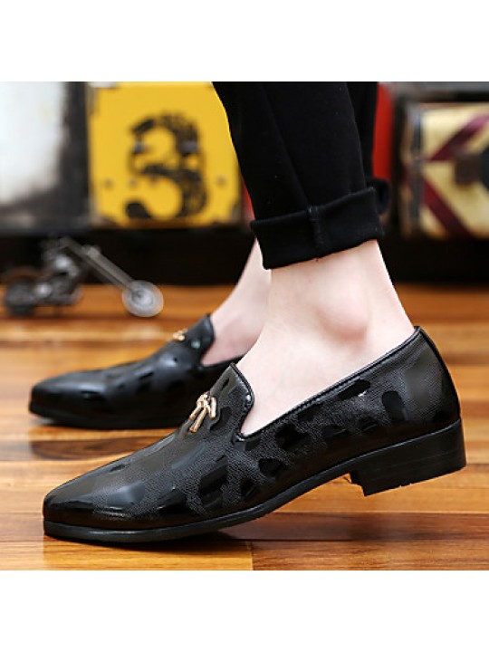 Men's Oxfords Wedding/Party & Evening/Casual Fashion Leather Shoes Black/Gold/Silver 38-43  